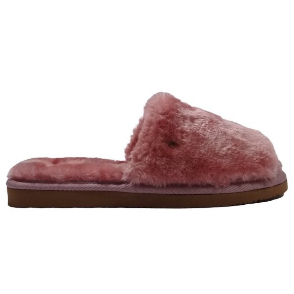 Minnetonka NEW Women's Lolo Slipper Faux Fur Slide On Sandal Size 6M - Picture 1 of 13